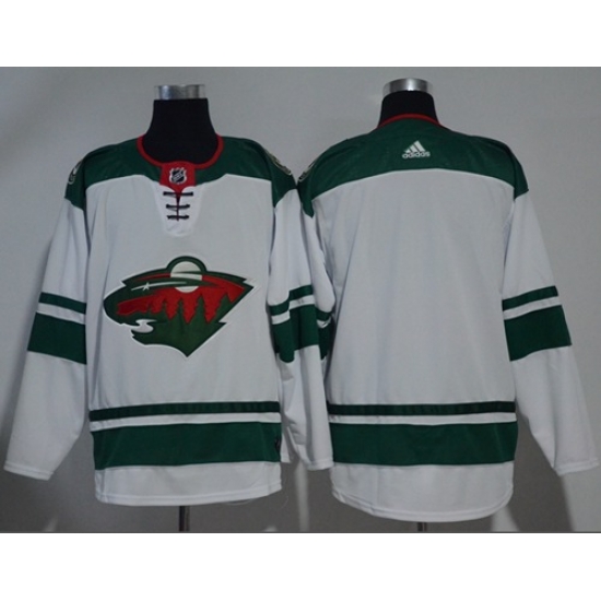 Men Adidas Minnesota Wild Blank White Stitched NHL Jersey Men Adidas Minnesota Wild Blank White Stitched NHL Jersey