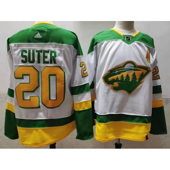 Men Minnesota Wild 20 Ryan Suter White 2020 21 Reverse Retro Adidas Jersey Men Minnesota Wild 20 Ryan Suter White 2020 21 Reverse Retro Adidas Jersey