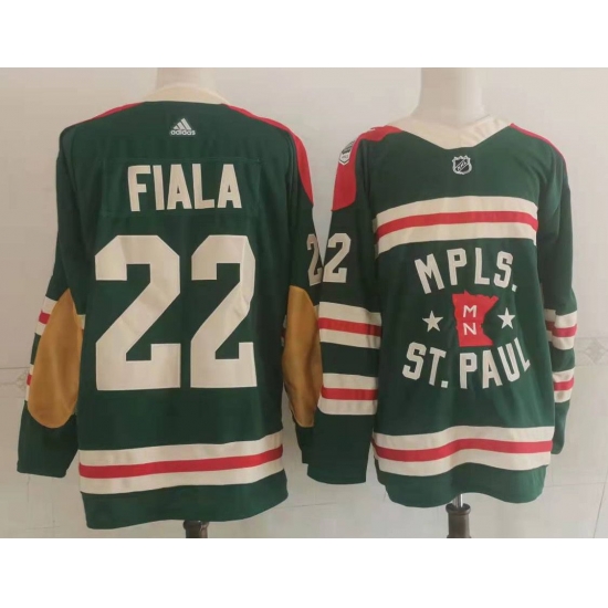 Men Minnesota Wild 22 Kevin Fiala Green 2022 Winter Classic Adidas Stitched NHL Jersey Men Minnesota Wild 22 Kevin Fiala Green 2022 Winter Classic Adidas Stitched NHL Jersey