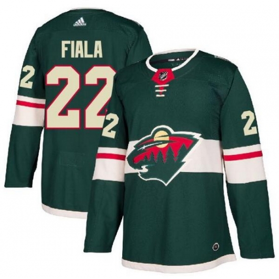 Men Minnesota Wild 22 Kevin Fiala Green Adidas Jersey Men Minnesota Wild 22 Kevin Fiala Green Adidas Jersey