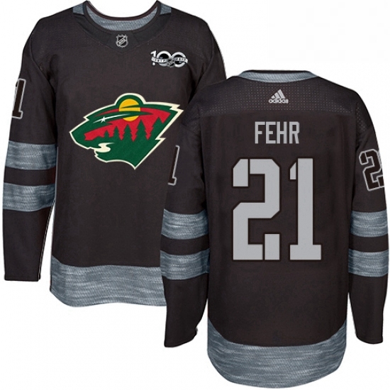 Mens Adidas Minnesota Wild 21 Eric Fehr Authentic Black 1917 2017 100th Anniversary NHL Jersey Mens Adidas Minnesota Wild 21 Eric Fehr Authentic Black 1917 2017 100th Anniversary NHL Jersey