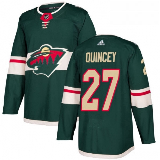 Mens Adidas Minnesota Wild 27 Kyle Quincey Premier Green Home NHL Jersey Mens Adidas Minnesota Wild 27 Kyle Quincey Premier Green Home NHL Jersey