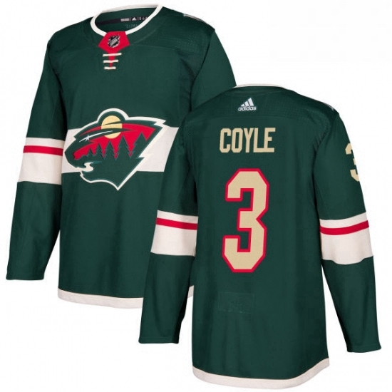 Mens Adidas Minnesota Wild 3 Charlie Coyle Premier Green Home NHL Jersey Mens Adidas Minnesota Wild 3 Charlie Coyle Premier Green Home NHL Jersey