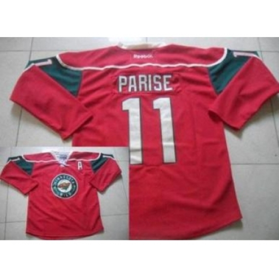 Minnesota Wild #11 Zach Parise Red Stitched NHL Jersey Minnesota Wild #11 Zach Parise Red Stitched NHL Jersey