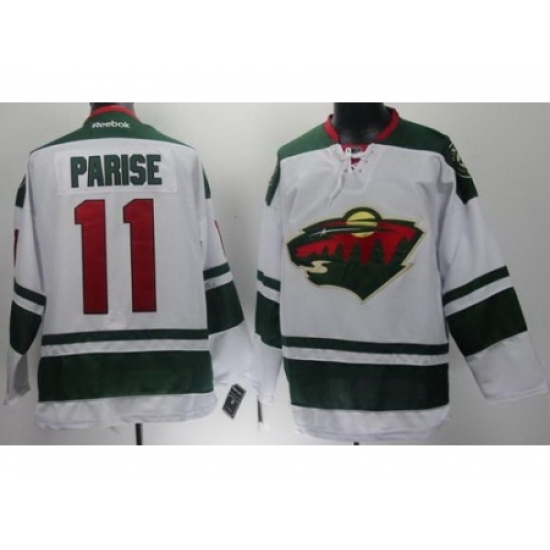 Minnesota Wild 11 Zach Parise White NHL Jerseys New Minnesota Wild 11 Zach Parise White NHL Jerseys New