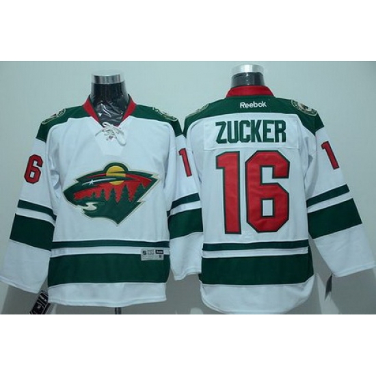 Minnesota Wild #16 Jason Zucker White Stitched NHL Jersey Minnesota Wild #16 Jason Zucker White Stitched NHL Jersey