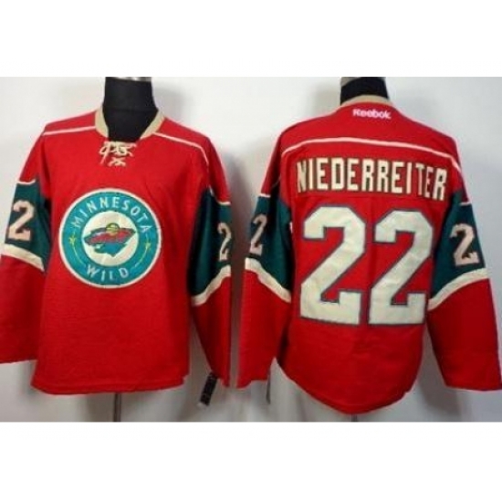 Minnesota Wild 22 Nino Niederreiter Red Stitched NHL Jersey Minnesota Wild 22 Nino Niederreiter Red Stitched NHL Jersey