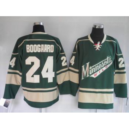 Minnesota Wild 24# BOOGAARD green Minnesota Wild 24# BOOGAARD green