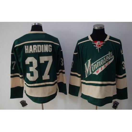 Minnesota Wild #37 HARDING green jerseys Minnesota Wild #37 HARDING green jerseys