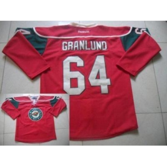Minnesota Wild #64 Mikael Granlund Red Stitched NHL Jersey Minnesota Wild #64 Mikael Granlund Red Stitched NHL Jersey