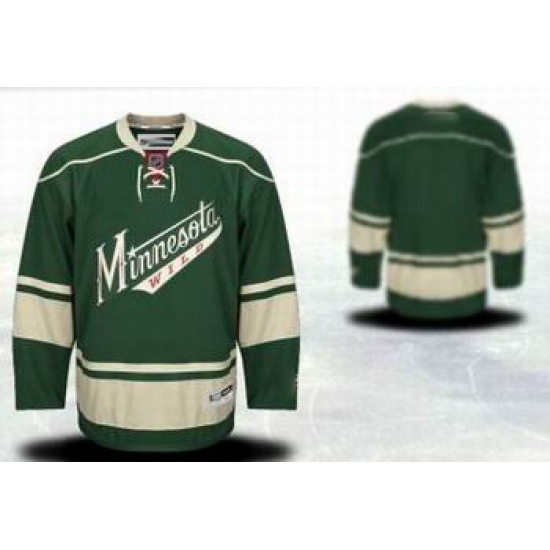 Minnesota Wild blank green hockey jersey Minnesota Wild blank green hockey jersey