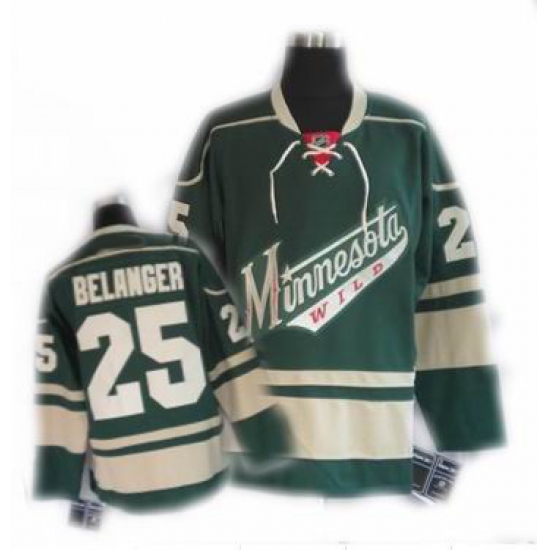 Minnesota Wild jerseys 25# BELANGER green Minnesota Wild jerseys 25# BELANGER green