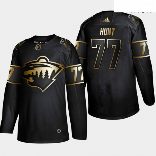 Wild 77 Brad Hunt Black Gold Adidas Jersey Wild 77 Brad Hunt Black Gold Adidas Jersey