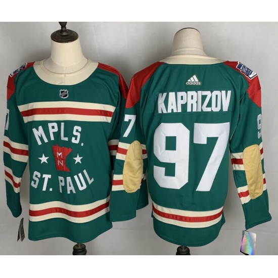 Wild 97 Kirill Kaprizov Green 2022 Winter Classic Adidas Jersey Wild 97 Kirill Kaprizov Green 2022 Winter Classic Adidas Jersey