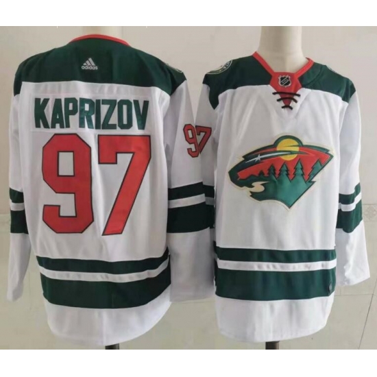 Wild 97 Kirill Kaprizov White Adidas Jersey Wild 97 Kirill Kaprizov White Adidas Jersey