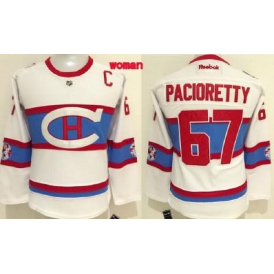 Canadiens #67 Max Pacioretty White 2016 Winter Classic Womens Stitched NHL Jersey Canadiens #67 Max Pacioretty White 2016 Winter Classic Womens Stitched NHL Jersey
