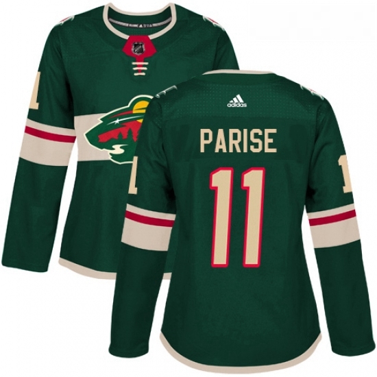 Womens Adidas Minnesota Wild 11 Zach Parise Premier Green Home NHL Jersey Womens Adidas Minnesota Wild 11 Zach Parise Premier Green Home NHL Jersey