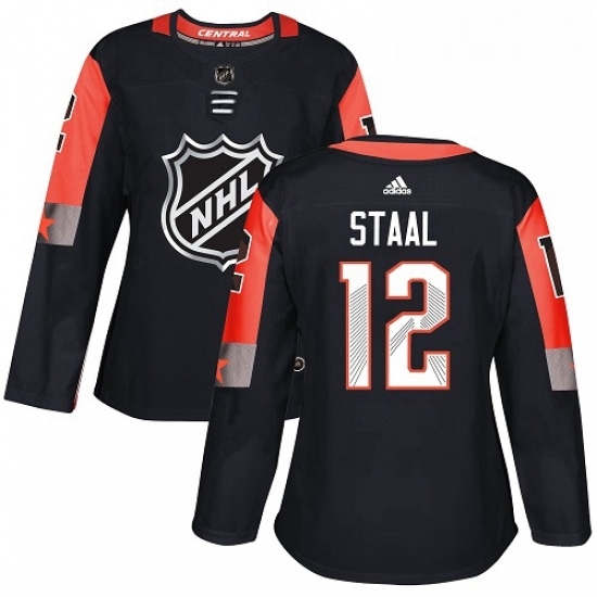 Womens Adidas Minnesota Wild 12 Eric Staal Authentic Black 2018 All Star Central Division NHL Jersey Womens Adidas Minnesota Wild 12 Eric Staal Authentic Black 2018 All Star Central Division NHL Jersey