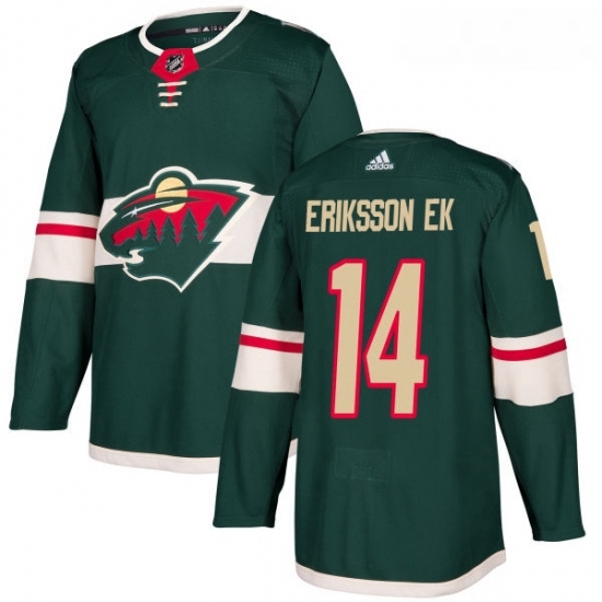Youth Adidas Minnesota Wild 14 Joel Eriksson Ek Authentic Green Home NHL Jersey Youth Adidas Minnesota Wild 14 Joel Eriksson Ek Authentic Green Home NHL Jersey