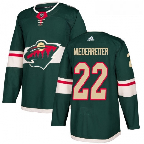 Youth Adidas Minnesota Wild 22 Nino Niederreiter Premier Green Home NHL Jersey Youth Adidas Minnesota Wild 22 Nino Niederreiter Premier Green Home NHL Jersey