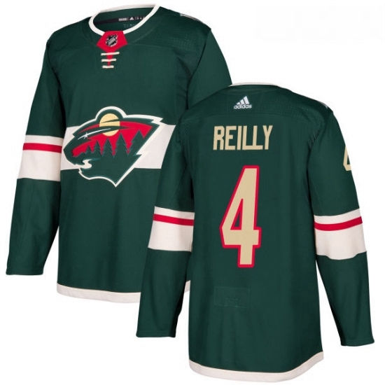Youth Adidas Minnesota Wild 4 Mike Reilly Premier Green Home NHL Jersey Youth Adidas Minnesota Wild 4 Mike Reilly Premier Green Home NHL Jersey