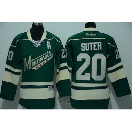 Youth Minnesota Wild #20 Ryan Suter Green Stitched NHL Jersey II Youth Minnesota Wild #20 Ryan Suter Green Stitched NHL Jersey II