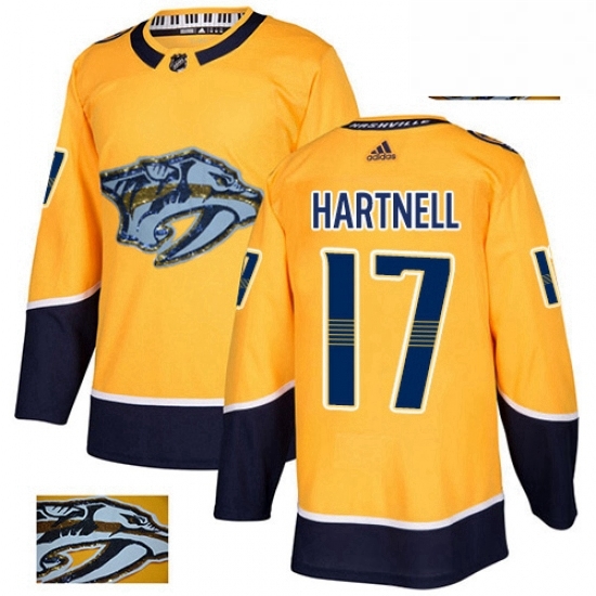 Mens Adidas Nashville Predators 17 Scott Hartnell Authentic Gold Fashion Gold NHL Jersey Mens Adidas Nashville Predators 17 Scott Hartnell Authentic Gold Fashion Gold NHL Jersey