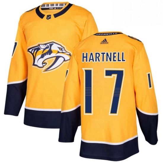 Mens Adidas Nashville Predators 17 Scott Hartnell Premier Gold Home NHL Jersey Mens Adidas Nashville Predators 17 Scott Hartnell Premier Gold Home NHL Jersey