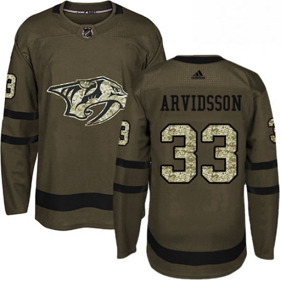 Mens Adidas Nashville Predators 33 Viktor Arvidsson Authentic Green Salute to Service NHL Jersey Mens Adidas Nashville Predators 33 Viktor Arvidsson Authentic Green Salute to Service NHL Jersey