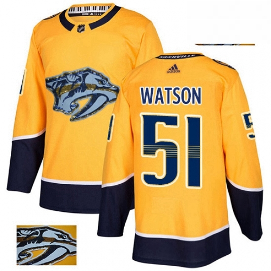 Mens Adidas Nashville Predators 51 Austin Watson Authentic Gold Fashion Gold NHL Jersey Mens Adidas Nashville Predators 51 Austin Watson Authentic Gold Fashion Gold NHL Jersey
