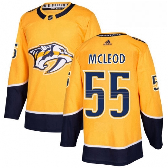 Mens Adidas Nashville Predators 55 Cody McLeod Authentic Gold Home NHL Jersey Mens Adidas Nashville Predators 55 Cody McLeod Authentic Gold Home NHL Jersey