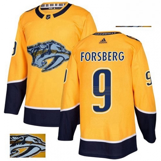 Mens Adidas Nashville Predators 9 Filip Forsberg Authentic Gold Fashion Gold NHL Jersey Mens Adidas Nashville Predators 9 Filip Forsberg Authentic Gold Fashion Gold NHL Jersey