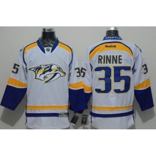 Nashville Predators #35 Pekka Rinne White Road Stitched NHL Jersey Nashville Predators #35 Pekka Rinne White Road Stitched NHL Jersey