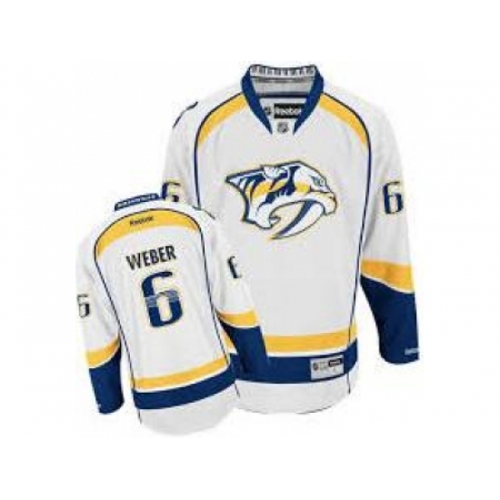 Nashville Predators 6 Shea Weber White NHL Jerseys Nashville Predators 6 Shea Weber White NHL Jerseys