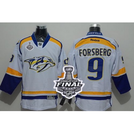 Predators #9 Filip Forsberg White Road 2017 Stanley Cup Final Patch Stitched NHL Jersey Predators #9 Filip Forsberg White Road 2017 Stanley Cup Final Patch Stitched NHL Jersey