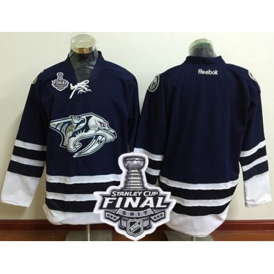 Predators Blank Blue Third 2017 Stanley Cup Final Patch Stitched NHL Jersey Predators Blank Blue Third 2017 Stanley Cup Final Patch Stitched NHL Jersey