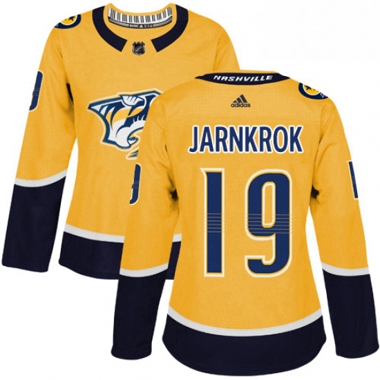 Womens Adidas Nashville Predators 19 Calle Jarnkrok Authentic Gold Home NHL Jersey Womens Adidas Nashville Predators 19 Calle Jarnkrok Authentic Gold Home NHL Jersey