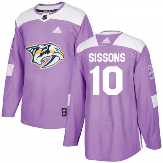 Youth Adidas Nashville Predators 10 Colton Sissons Authentic Purple Fights Cancer Practice NHL Jersey Youth Adidas Nashville Predators 10 Colton Sissons Authentic Purple Fights Cancer Practice NHL Jersey