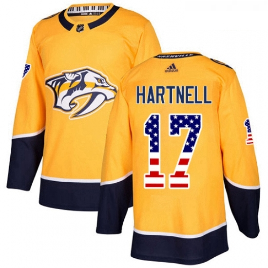 Youth Adidas Nashville Predators 17 Scott Hartnell Authentic Gold USA Flag Fashion NHL Jersey Youth Adidas Nashville Predators 17 Scott Hartnell Authentic Gold USA Flag Fashion NHL Jersey