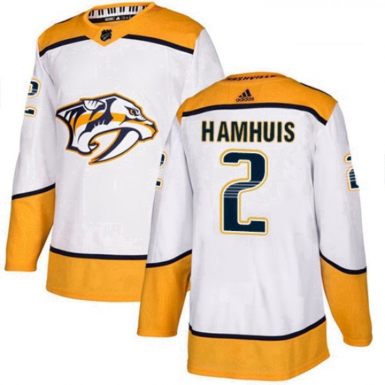 Youth Adidas Nashville Predators 2 Dan Hamhuis Authentic White Away NHL Jersey Youth Adidas Nashville Predators 2 Dan Hamhuis Authentic White Away NHL Jersey