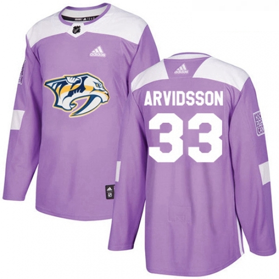 Youth Adidas Nashville Predators 33 Viktor Arvidsson Authentic Purple Fights Cancer Practice NHL Jersey Youth Adidas Nashville Predators 33 Viktor Arvidsson Authentic Purple Fights Cancer Practice NHL Jersey