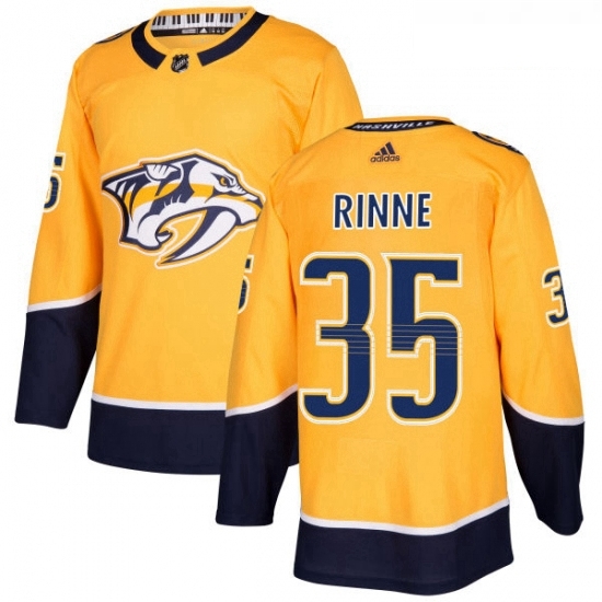 Youth Adidas Nashville Predators 35 Pekka Rinne Authentic Gold Home NHL Jersey Youth Adidas Nashville Predators 35 Pekka Rinne Authentic Gold Home NHL Jersey