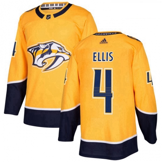 Youth Adidas Nashville Predators 4 Ryan Ellis Authentic Gold Home NHL Jersey Youth Adidas Nashville Predators 4 Ryan Ellis Authentic Gold Home NHL Jersey