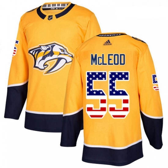 Youth Adidas Nashville Predators 55 Cody McLeod Authentic Gold USA Flag Fashion NHL Jersey Youth Adidas Nashville Predators 55 Cody McLeod Authentic Gold USA Flag Fashion NHL Jersey