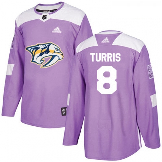 Youth Adidas Nashville Predators 8 Kyle Turris Authentic Purple Fights Cancer Practice NHL Jersey Youth Adidas Nashville Predators 8 Kyle Turris Authentic Purple Fights Cancer Practice NHL Jersey