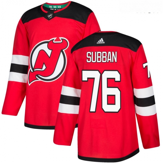 Devils 76 P K Subban Red Adidas Jersey 2 Devils 76 P K Subban Red Adidas Jersey 2