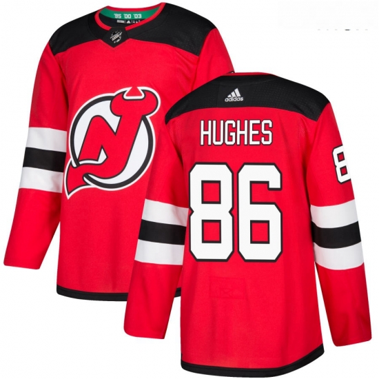 Devils 86 Jack Hughes Red Adidas Jersey Devils 86 Jack Hughes Red Adidas Jersey