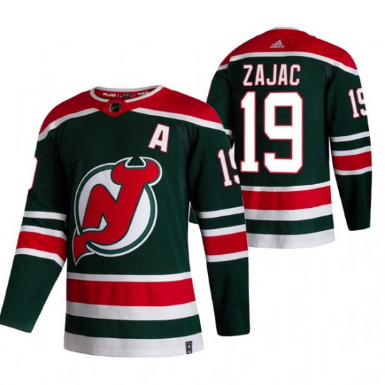 Men New Jersey Devils 19 Travis Zajac Green Adidas 2020 21 Reverse Retro Alternate NHL Jersey Men New Jersey Devils 19 Travis Zajac Green Adidas 2020 21 Reverse Retro Alternate NHL Jersey