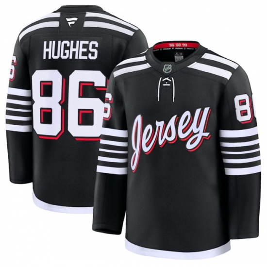 Men New Jersey Devils 86 Jack Hughes Black 2024 25 Alternate Stitched Hockey Jersey Men New Jersey Devils 86 Jack Hughes Black 2024 25 Alternate Stitched Hockey Jersey