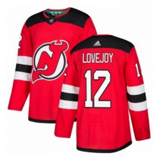Mens Adidas New Jersey Devils 12 Ben Lovejoy Premier Red Home NHL Jersey Mens Adidas New Jersey Devils 12 Ben Lovejoy Premier Red Home NHL Jersey